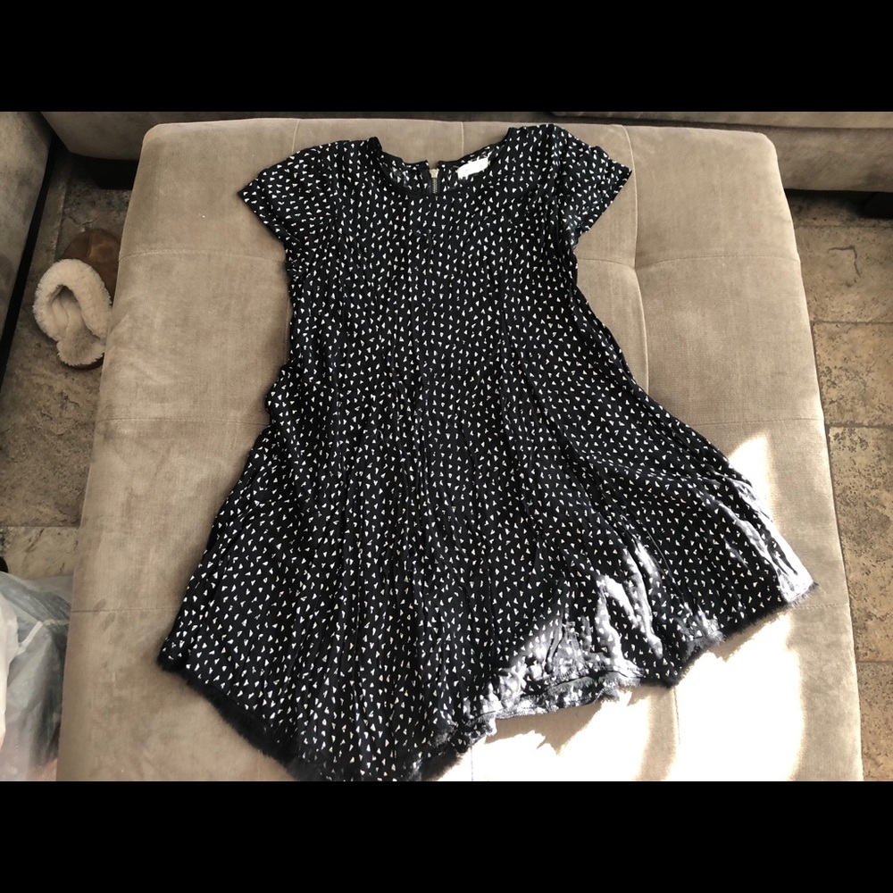 Black and white dress